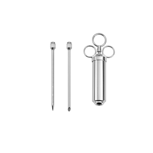 Stainless steel Meat injector - marinade syringe - BBQScout
