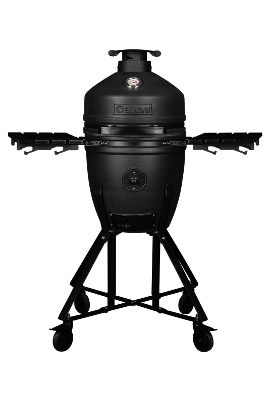BBQ Kamado Onyx Zwart 18 inch met onderstel - BBQScout